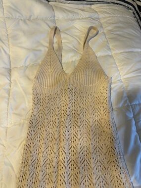 Sleeveless Knit Maxi Dress in Beige - Women's Summer Dress